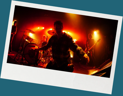 Photo du groupe BROC avec stéphane Balmino, Rock français