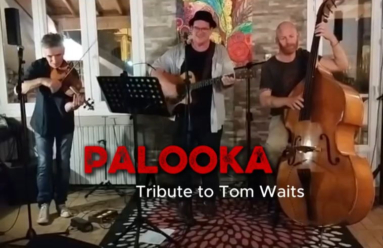 palooka l’éclaireuse Concert de Palooka - tribute to Tom waits à l'éclaireuse - St-Clair-du-Rhône. Stéphane Balmino - Guitare-voix, Yannick Benahmed - contrebasse & Philippe Lecat - Violon